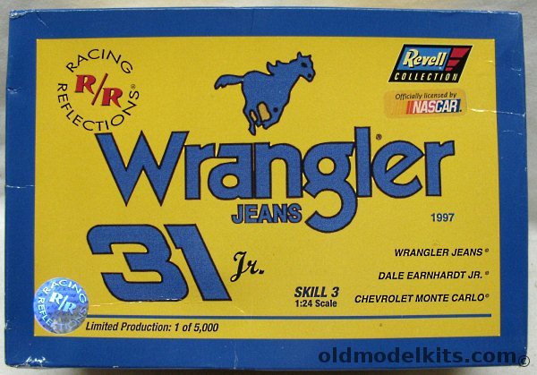 Revell 1/24 Racing Reflections 1997 Wrangler Jeans  - Dale Earnhardt Jr. Chevrolet Monte Carlo plastic model kit